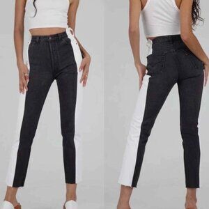 EB Denim x Fred Segal Two Toned Jeans